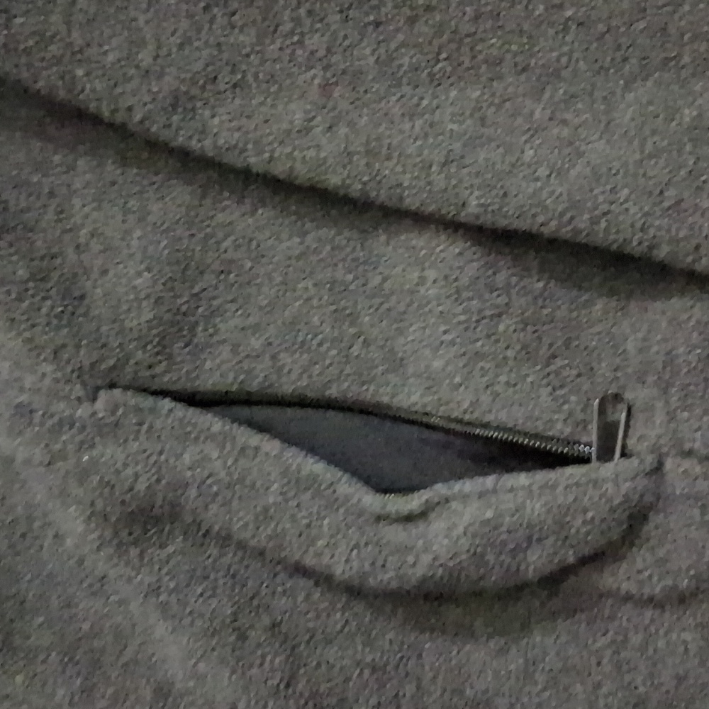 Gray Full-Zip Jacket - image 3